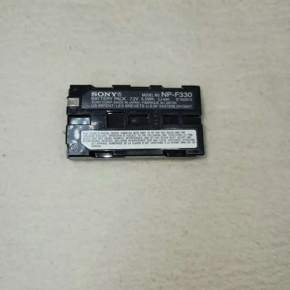 Sony NP-F330 Battery Pack Batteries Replacement Vintage Y2k Photography Video